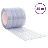 átlátszó PVC ajtófüggöny 200 mm x 1,6 mm 25 m
