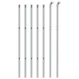 ezüstszínű drótkerítés 1 x 10 m