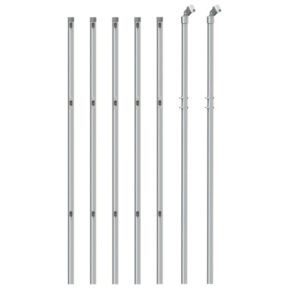 ezüstszínű drótkerítés 1 x 10 m