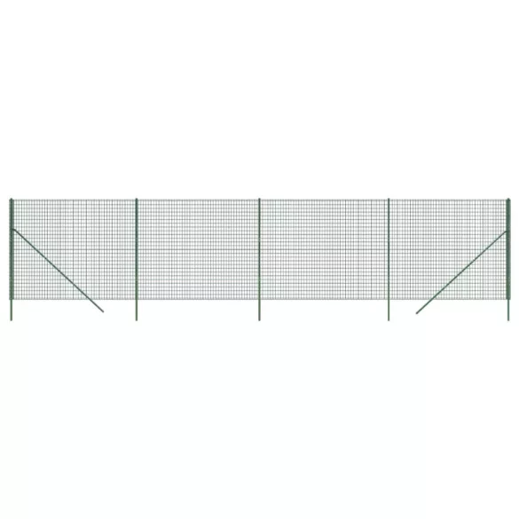 zöld horganyzott acél drótkerítés 1,8 x 10 m