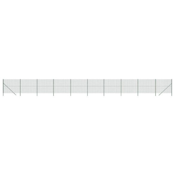 zöld horganyzott acél drótkerítés 2 x 25 m