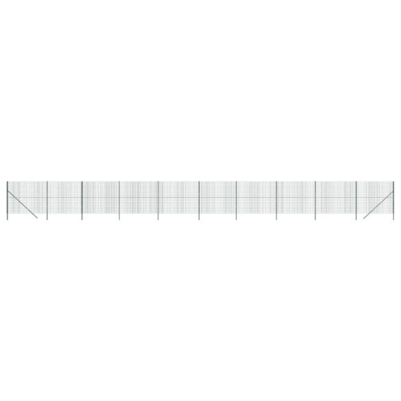 zöld horganyzott acél drótkerítés 2,2 x 25 m
