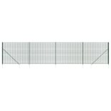 zöld dróthálós kerítés cövekekkel 2,2x10 m