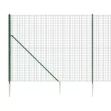 zöld dróthálós kerítés cövekekkel 1,8x25 m