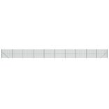 zöld dróthálós kerítés cövekekkel 2x25 m