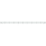 zöld dróthálós kerítés cövekekkel 1,1x25 m