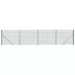 zöld dróthálós kerítés illesztőperemmel 1,6x10 m