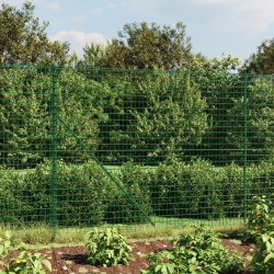zöld dróthálós kerítés illesztőperemmel 2,2x10 m