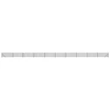 zöld dróthálós kerítés illesztőperemmel 1,1x25 m