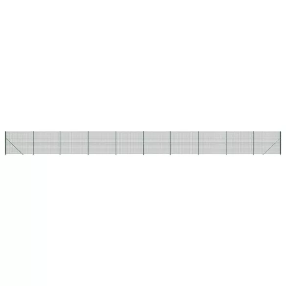 zöld dróthálós kerítés illesztőperemmel 1,4x25 m