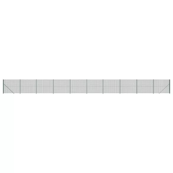 zöld dróthálós kerítés illesztőperemmel 1,6x25 m