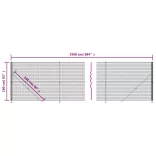 zöld dróthálós kerítés illesztőperemmel 1,6x25 m
