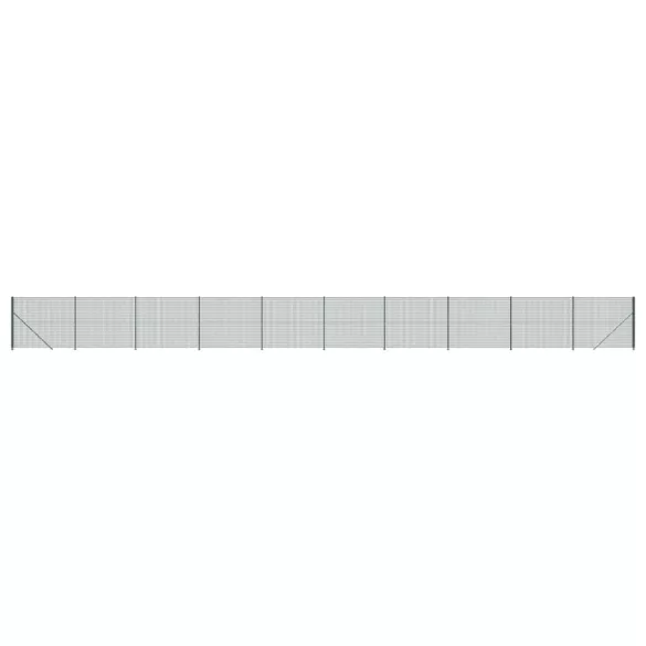 zöld dróthálós kerítés illesztőperemmel 1,8x25 m