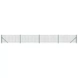 zöld dróthálós kerítés illesztőperemmel 1x10 m