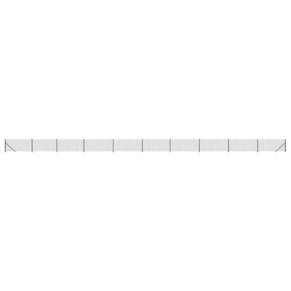 zöld dróthálós kerítés illesztőperemmel 1x25 m