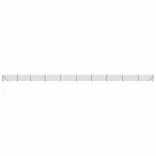 zöld dróthálós kerítés illesztőperemmel 1,1x25 m