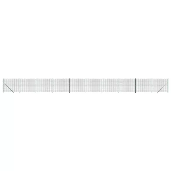 zöld dróthálós kerítés illesztőperemmel 1,6x25 m