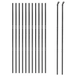 antracitszürke horganyzott acél dróthálós kerítés 1,6x25 m