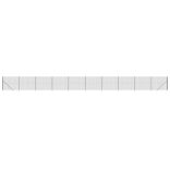 antracitszürke dróthálós kerítés cövekekkel 1,4x25 m