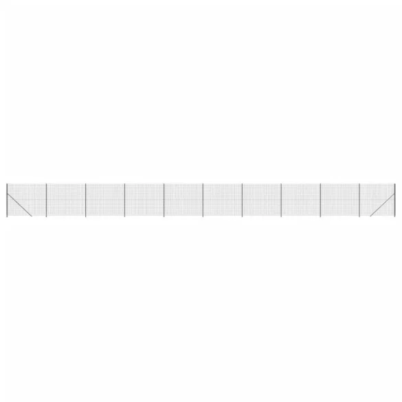 antracitszürke dróthálós kerítés illesztőperemmel 2,2x25 m