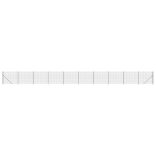 antracitszürke dróthálós kerítés illesztőperemmel 2,2x25 m