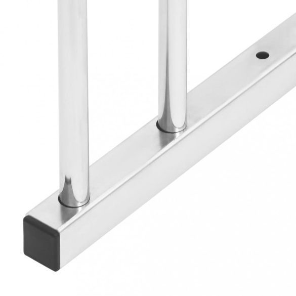 horganyzott acél kerékpártároló 4 kerékpárhoz