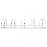 horganyzott acél kerékpártároló 5 kerékpárhoz