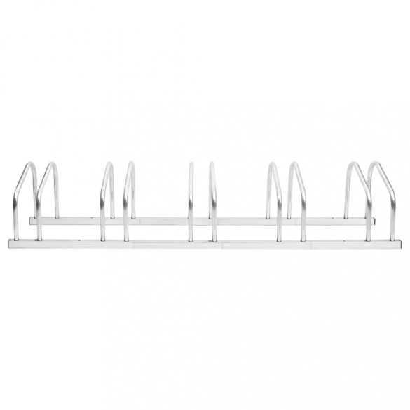 horganyzott acél kerékpártároló 5 kerékpárhoz