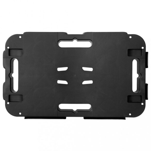 fekete polipropilén szállítókocsi 300 kg