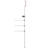 alumínium törülközőtartó 47 x 280 cm