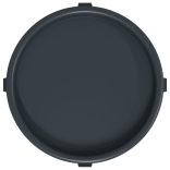 2 db szürke kerekes virágtartó átmérő 34 cm 35 kg