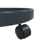 2 db szürke kerekes virágtartó átmérő 34 cm 35 kg