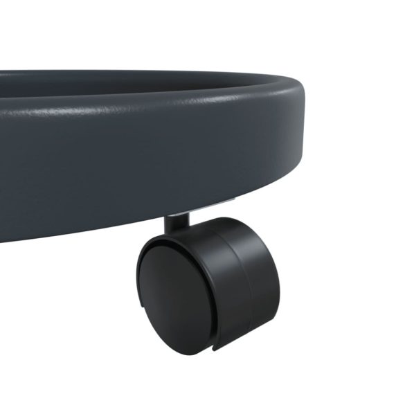 2 db szürke kerekes virágtartó átmérő 34 cm 35 kg