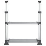 alumínium konyhapolc 50 x 25 x (50-70) cm