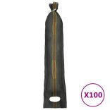 100 db sötétzöld HDPE homokzsák 103 x 25 cm