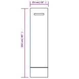 100 db sötétzöld HDPE homokzsák 103 x 25 cm