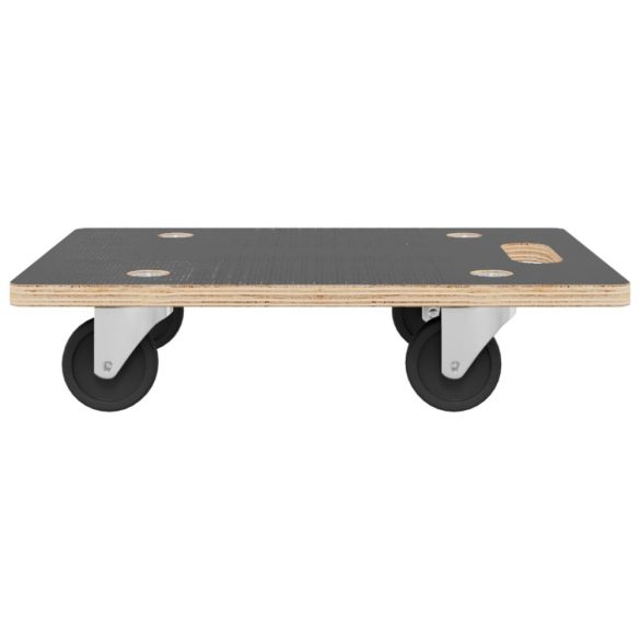 2 db négyszögletű szállítókocsi 250 kg 50 x 35 x 11,5 cm