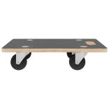 2 db négyszögletű szállítókocsi 250 kg 60 x 40 x 11,5 cm