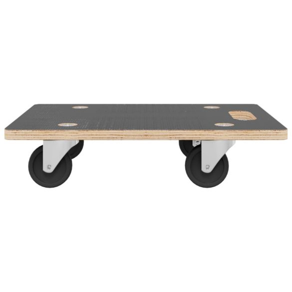 2 db négyszögletű szállítókocsi 250 kg 60 x 40 x 11,5 cm