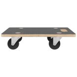 2 db négyszögletű szállítókocsi 250 kg 80 x 55 x 11,5 cm