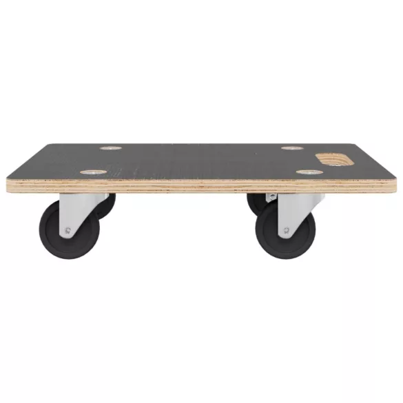 2 db négyszögletű szállítókocsi 250 kg 80 x 55 x 11,5 cm