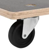 2 db négyszögletű szállítókocsi 250 kg 80 x 55 x 11,5 cm