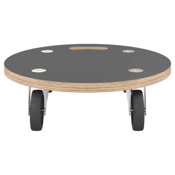 2 db kerek kerek szállítókocsi 250 kg Ø38 x 11,5 cm