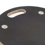 2 db kerek kerek szállítókocsi 250 kg Ø38 x 11,5 cm