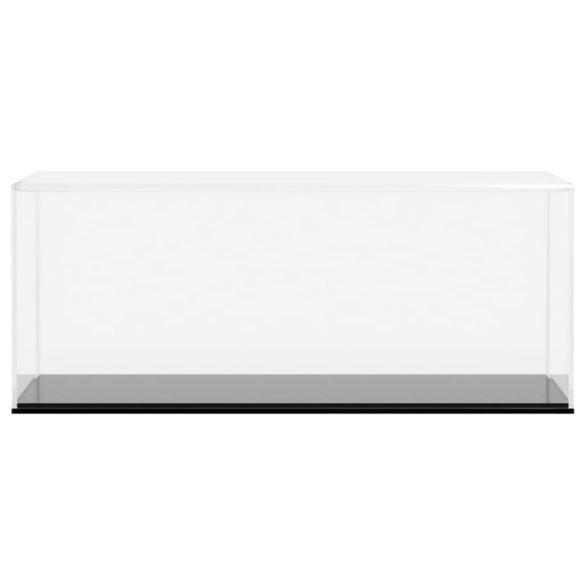 átlátszó akril bemutatódoboz 34x16x14 cm