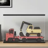 átlátszó akril kiállító doboz 56 x 36 x 37 cm