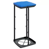 2 db fekete és kék PP szemeteszsáktartó 60 L