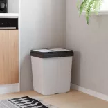 fehér dupla szemeteskuka 2x25 L