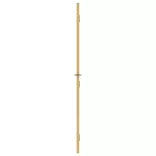 arany edzett üveg és alumínium vékony beltéri ajtó 83x201,5 cm