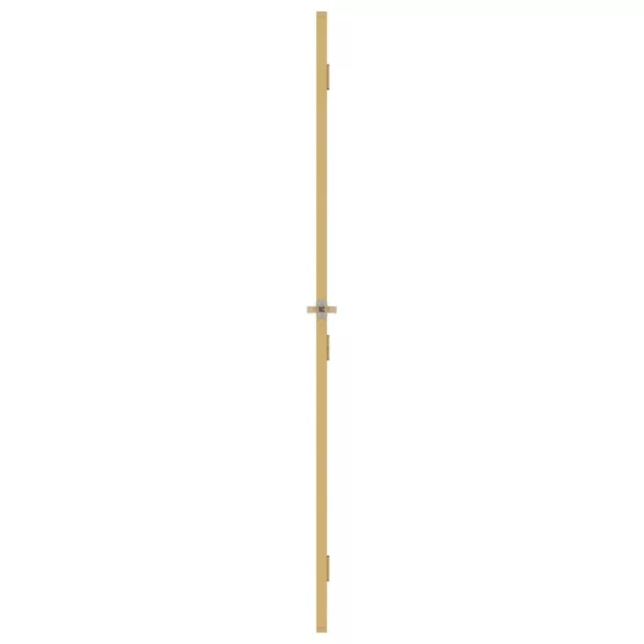 arany edzett üveg és alumínium vékony beltéri ajtó 83x201,5 cm